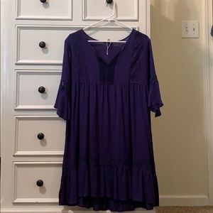 Dark Blue Midi Dress